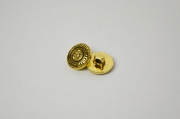 Guzik złoty plastikowy 15mm