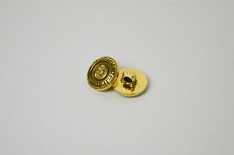 Guzik złoty plastikowy 15mm